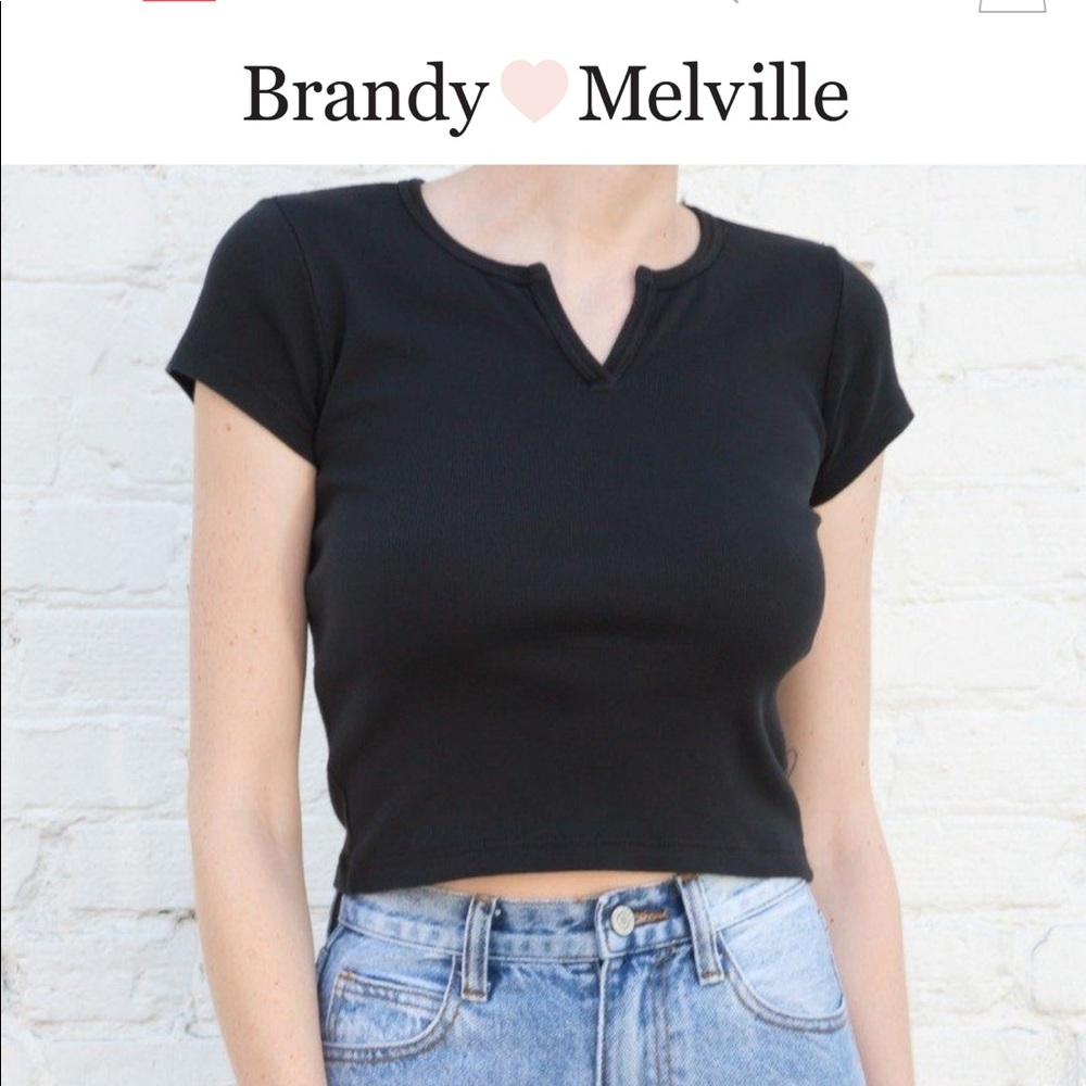 Brandy Melville V Notch Top